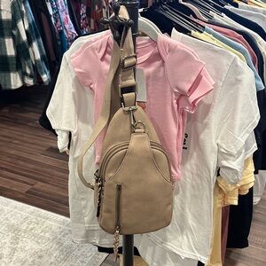 Chic Beige Crossbody Bag